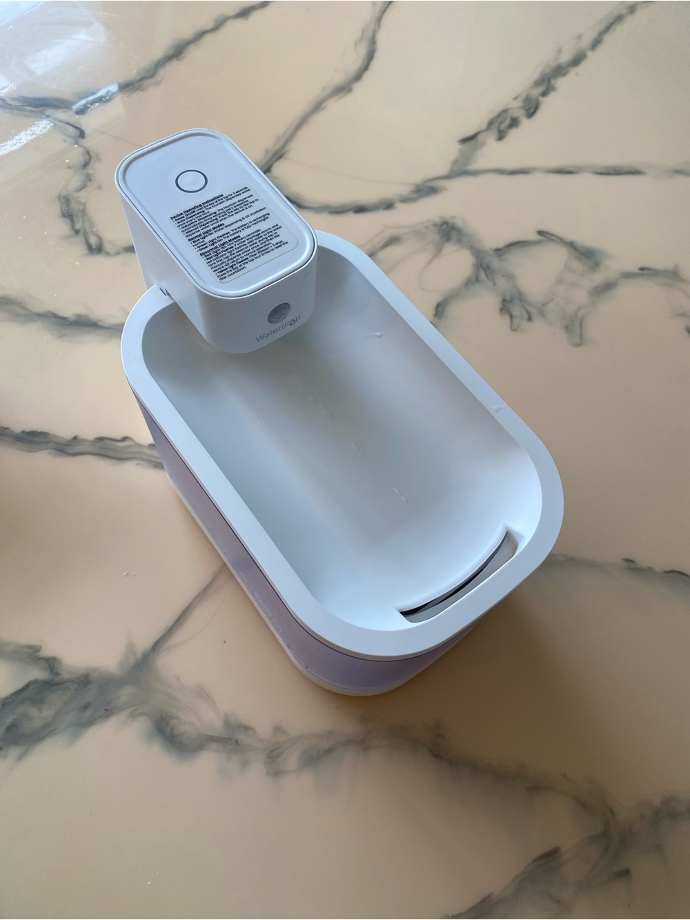 Waterdrop PAWAii Wireless Pet Water Fountain Pro — White - Picture 2 of 6